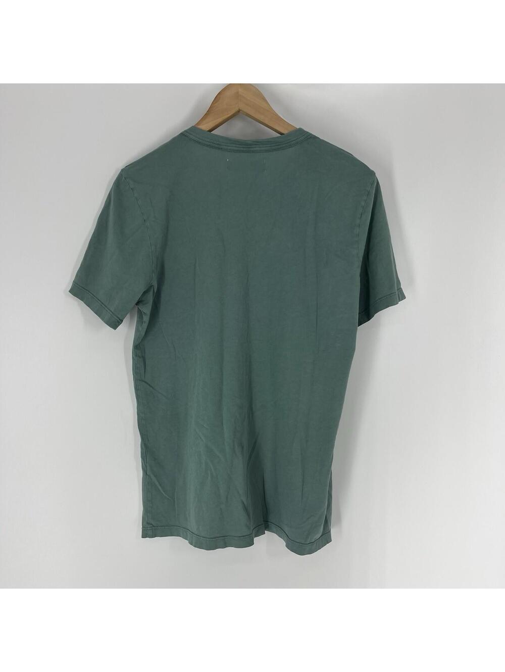 Imogene + Willie The Bolt Tee Size Medium Teal Blue Graphic T Shirt Crew Cotton - Picture 4 of 7